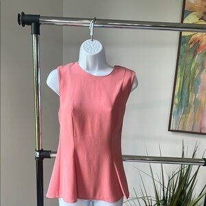 Ann Taylor Sleeveless Peplum Blouse